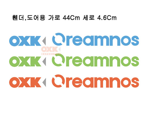 OXK Oreamnos 오리람노스 휀더,도어용 스티커-데칼 1장