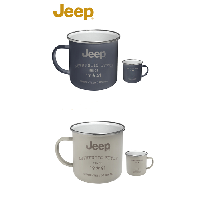 Jeep 오아시스 에나멜 컵(카멜/나이트)