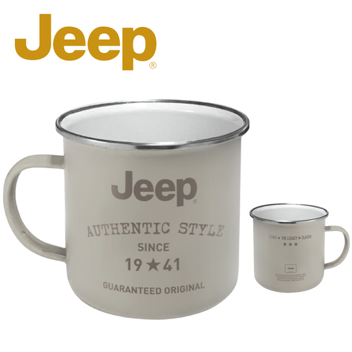 Jeep 오아시스 에나멜 컵(카멜/나이트)