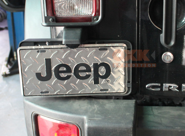 Jeep 알루미늄 다이아몬드 라이센스 플레이트
