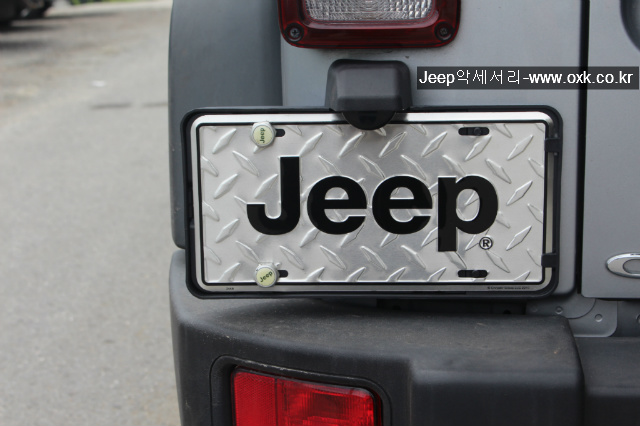 Jeep 알루미늄 다이아몬드 라이센스 플레이트