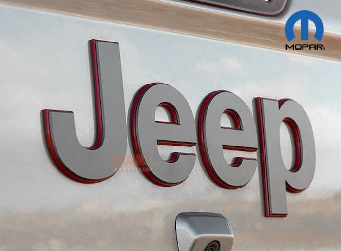 모파 JT글래디에이터 테일도어 Jeep 앰블럼 20-24년